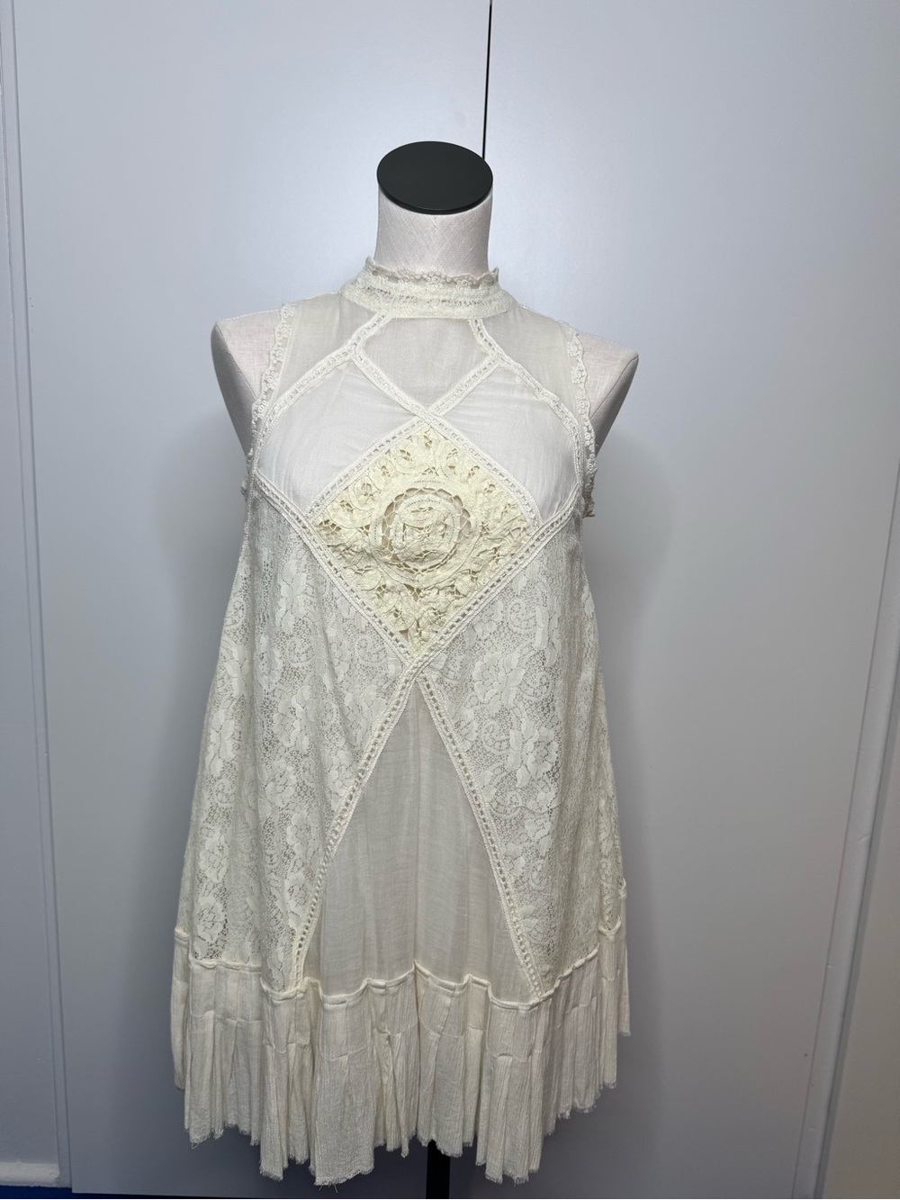 Free People One Angel Lace Dress - S